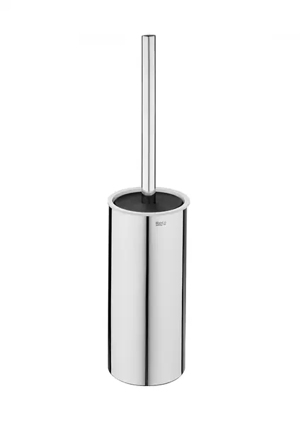 Perie WC Roca Tempo A817038001, pe podea, metal/plastic, Crom
