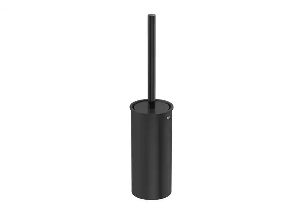 Perie WC Roca Tempo A817038NM0, pe podea, metal/plastic, mat, Negru titan