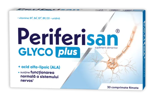Periferisan Glyco Plus, 30 comprimate filmate, Zdrovit