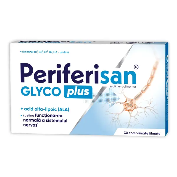 Periferisan Glyco Plus, 30 comprimate, Zdrovit