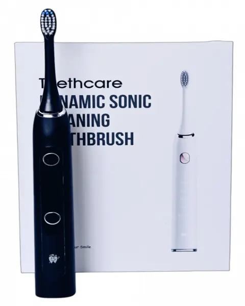 Periuță de dinți electrică IQ - Brushes Black, 2 rezerve, negru