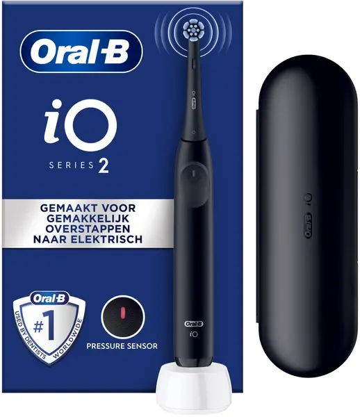 Periuță de dinți electrică Oral-B - iO S2 6/8/6, 1 duză, neagră