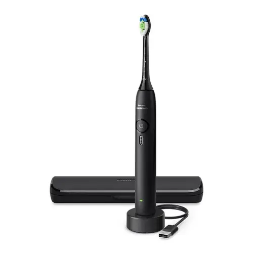 Periuta de dinti electrica Philips HX4033/32, 3 viteze, 31000 miscari/minut, Timer, 1 capat inclus, Carcasa calatorie (Negru)