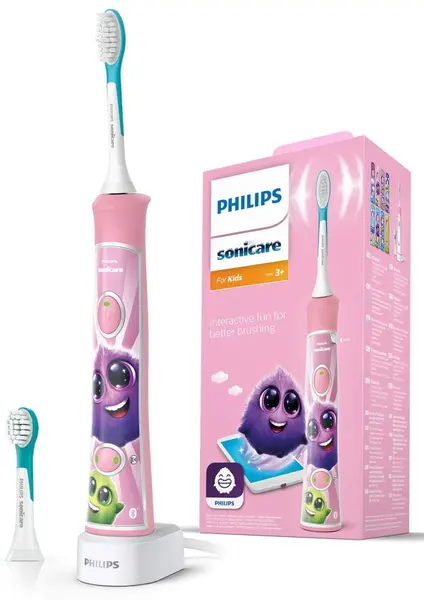 Periuță de dinți electrică Philips - HX6352/42, roz