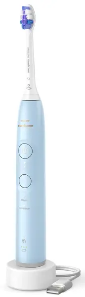 Periuță de dinți electrică Philips - Sonicare 6100, 1 rezervă, albastră