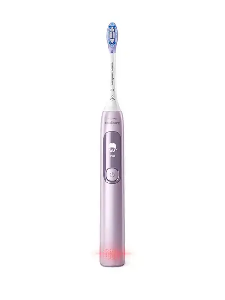 Periuta de dinti electrica Philips Sonicare HX3792/12, cu display, 5 moduri de periere, senzor de presiune vizual, o intensitate, contine: un capat de periere G3 Gum Care, un incarcator, aspect metalic (Roz)