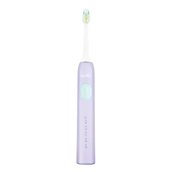 Periuta de dinti electrica Vitammy Smils Jelly Violet cu 82.000 de miscari pe minut, 5 programe de periaj, baza incarcare USB si 2 capete periuta