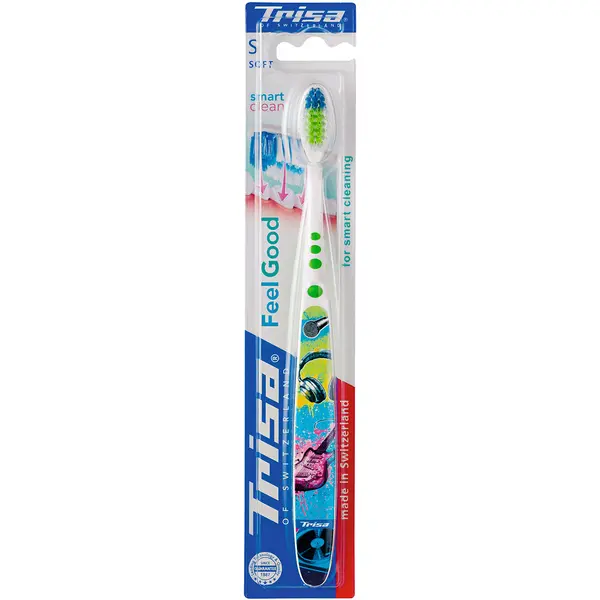 Periuta de dinti FeelGood Soft, 1 bucata, Trisa
