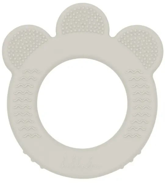 Periuţă de dinţi KikkaBoo Platinum Silicone - Sand