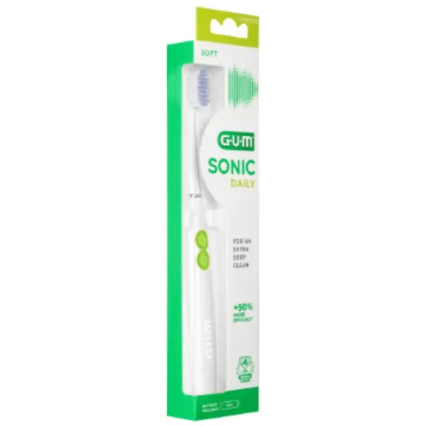 Periuta de dinti soft Daily Sonic, 1 bucata, Sunstar Gum