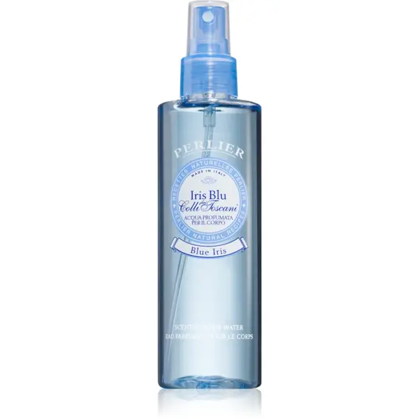 Perlier Blue Iris Body Spray spray de corp racoritor pentru femei 200 ml