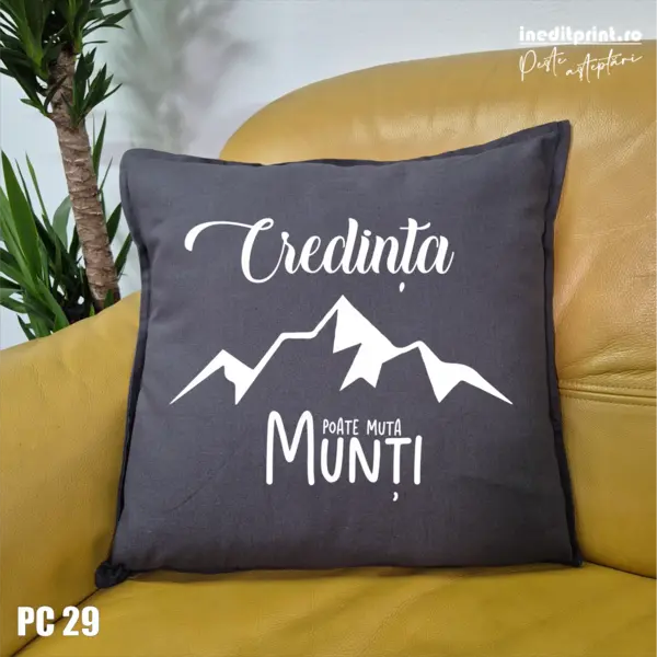 Perna Credinta poate muta munti PC29 Gri
