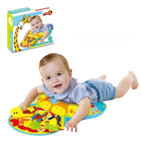 Perna de activitati pentru bebelusi cu jucarii incluse - centru senzorial si suport tummy-time