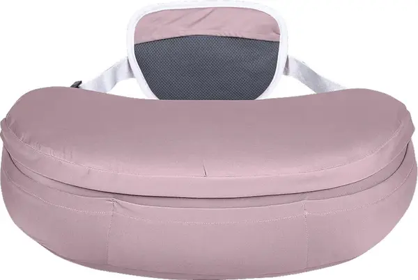 Pernă de alăptare Matea - Cu design adaptiv, cenușă de trandafir