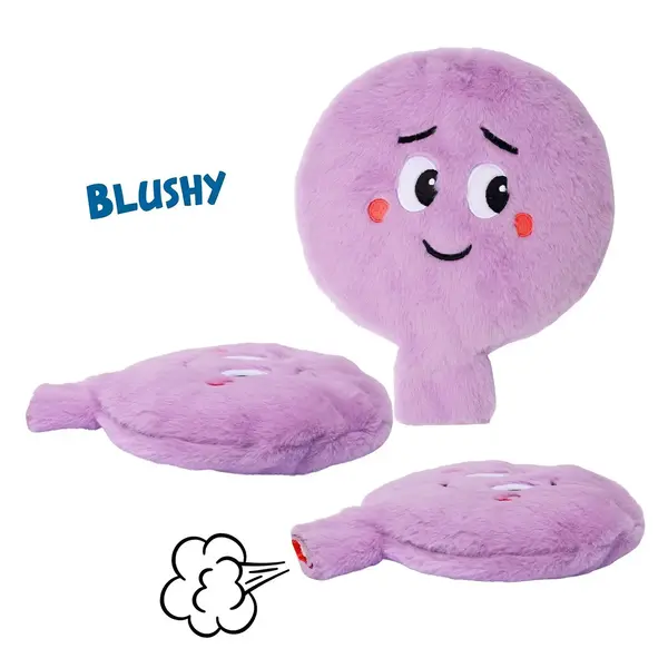 Perna de plus cu sunet amuzant, Blushy