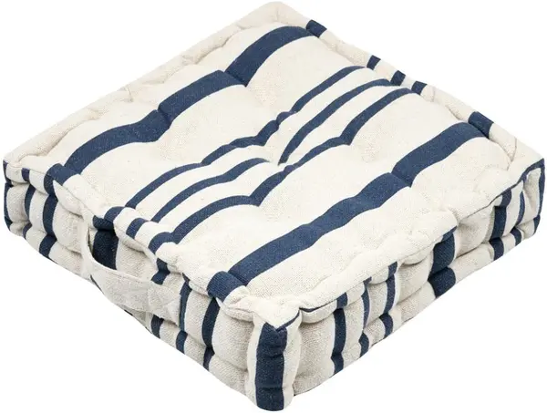 Pernă de podea STOF - Manduel, 45 x 45 x 10 cm, Navy