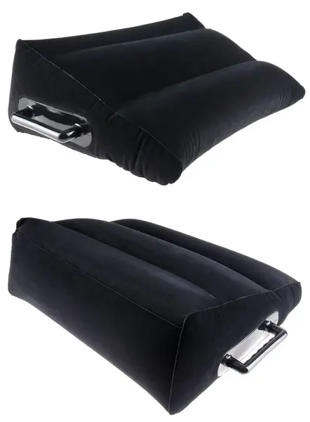 Pernă de sex gonflabilă FETISH FANTASY Inflatable Position Master, pentru jocuri erotice, cu mânere pentru stabilitate, din PVC