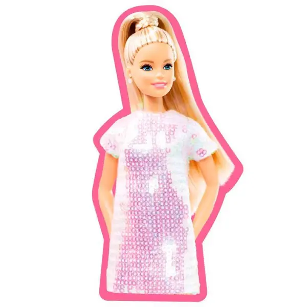 Perna decorativa, multicolor, 35 cm, Barbie Engros