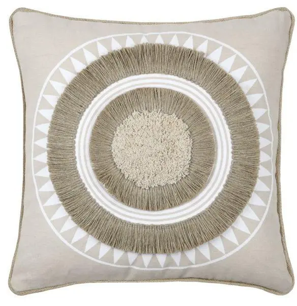Perna decorativă STOF – Mekong, 40 x 40 cm, Naturel