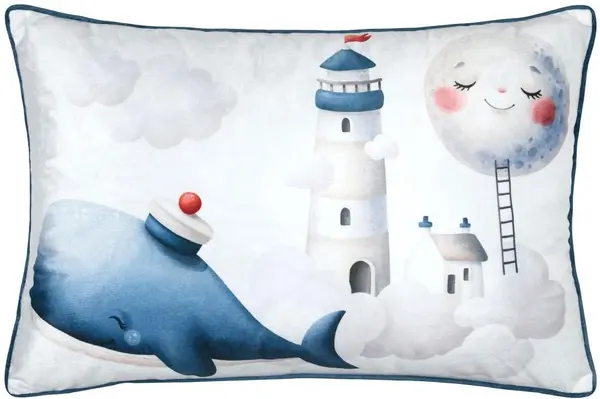 Pernă decorativă STOF - Moby, 40 x 60 cm, Blue
