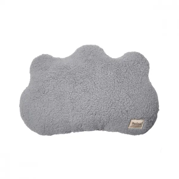 Perna decorativa Twins Teddy gri