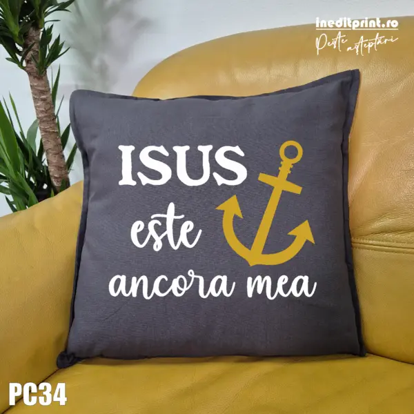 Perna Isus este ancora mea - PC34 Gri