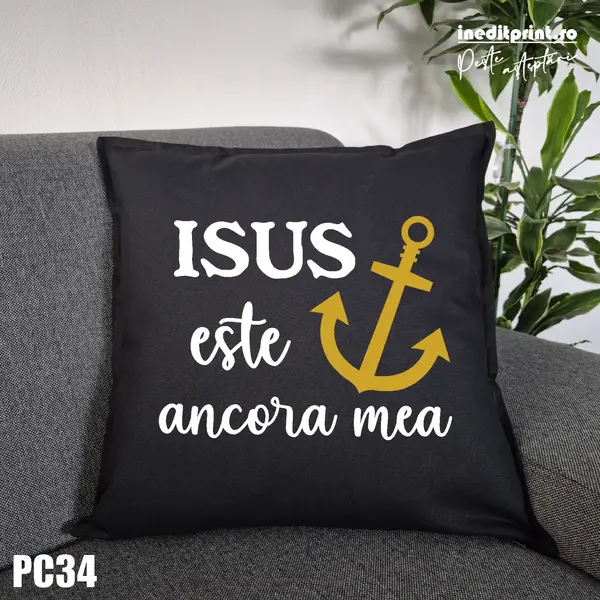 Perna Isus este ancora mea - PC34 Negru
