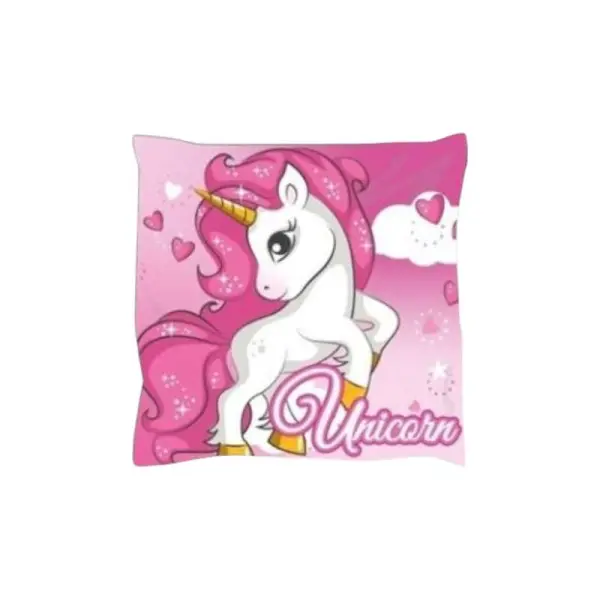 Perna multicolor cu doua fete, 40x40 cm, Unicorn Engros