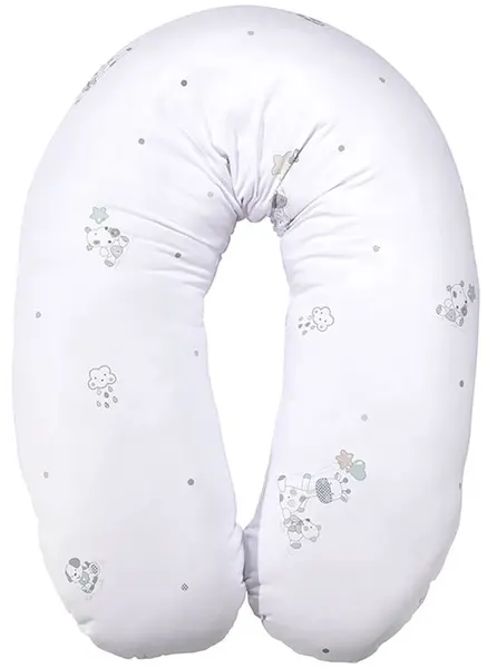Perna pentru alăptat Lorelli – Girafă, 190 cm, albă