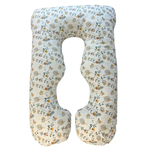 Pernă pentru Gravide 3 în 1 TWINDECO Maxim, 100% BUMBAC ORGANIC