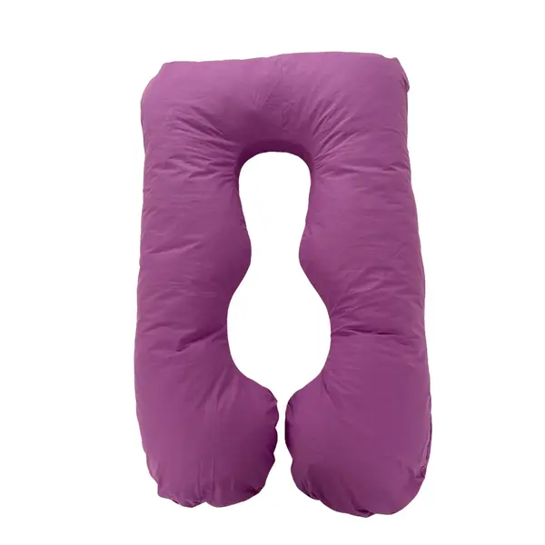 Pernă pentru Gravide 3 în 1 TWINDECO Maxim Mov, 100% BUMBAC ORGANIC