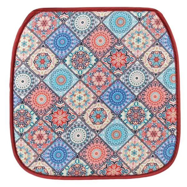 Perna pentru scaun cu model floral,multicolor,39x39x2.5cm