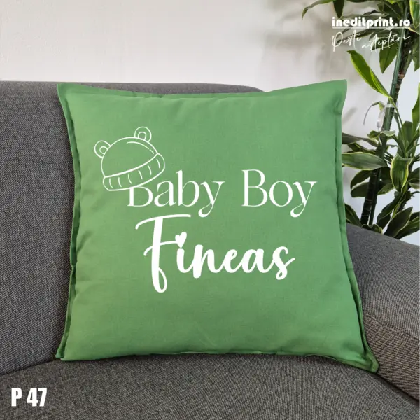 Perna Personalizata Baby Boy P47 Verde