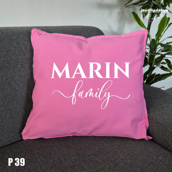 Perna Personalizata Family P39 Roz