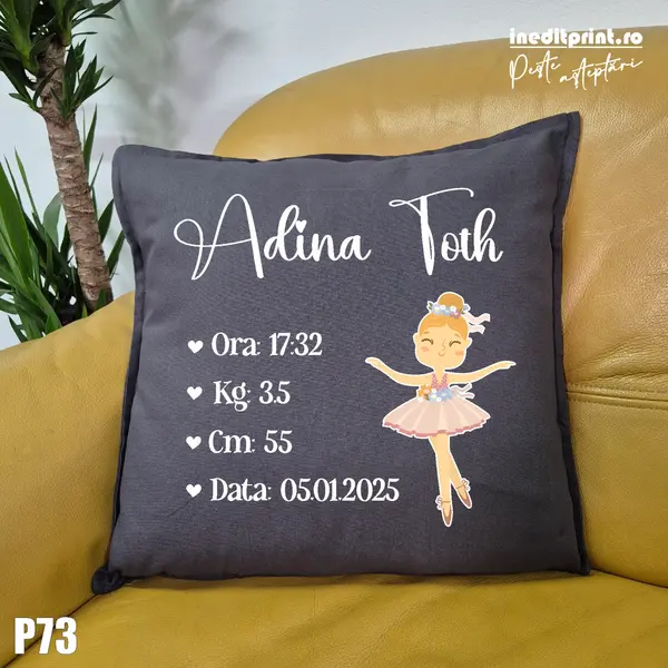 Perna Personalizata Fetite - P73 Gri