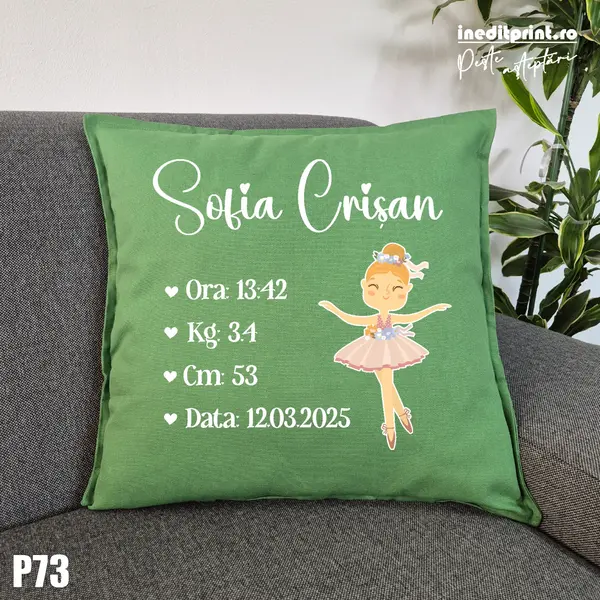 Perna Personalizata Fetite - P73 Verde