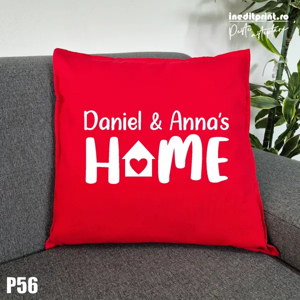Perna Personalizata Home - P56 Rosu