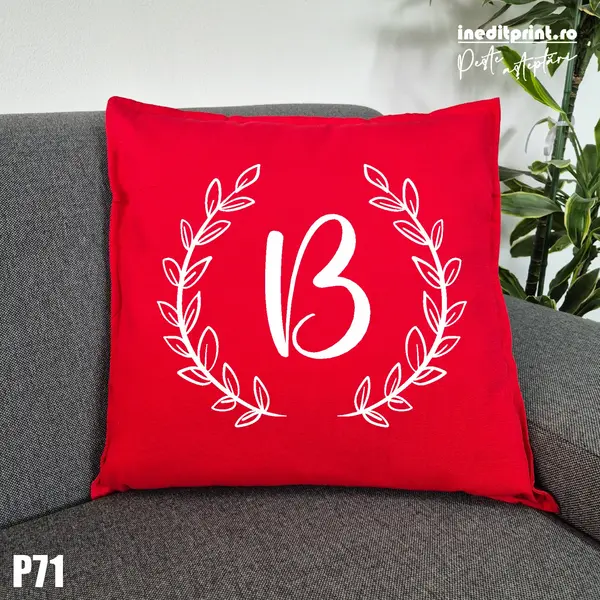 Perna Personalizata Initiala - P71 Rosu