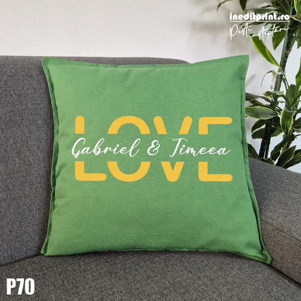 Perna Personalizata Love - P70 Verde