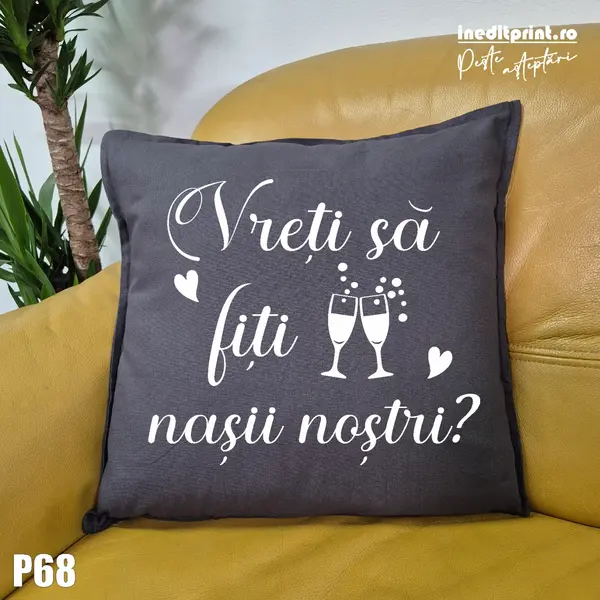 Perna Personalizata Nasi - P68 Gri