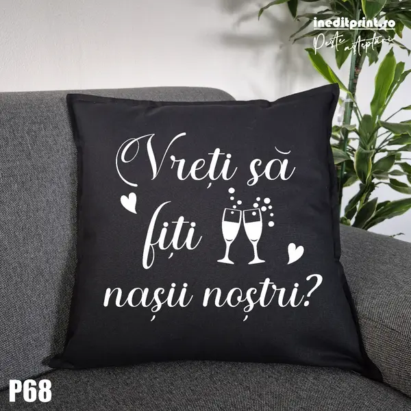 Perna Personalizata Nasi - P68 Negru
