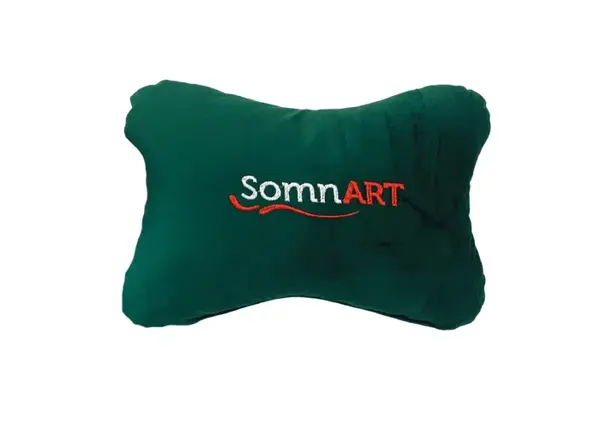 Perna Somnart pentru tetiera, verde, dimensiune 32x23