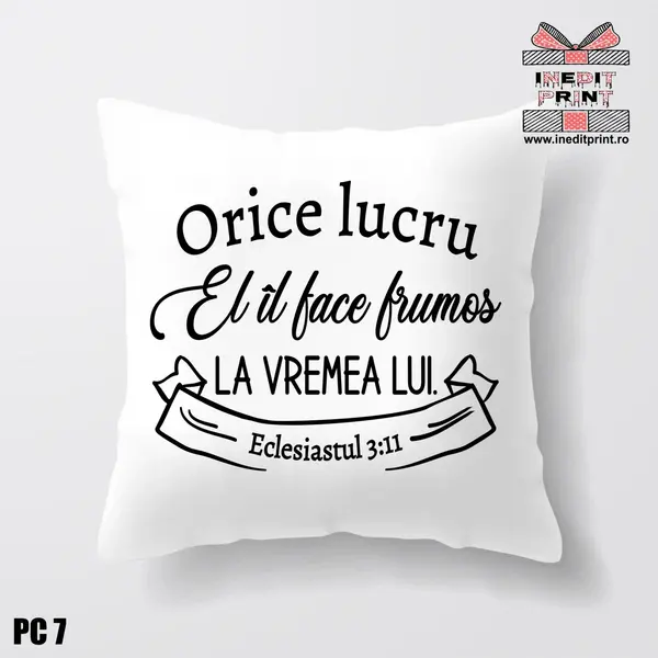 Perna Verset Eclesiastul 3:11 PC7