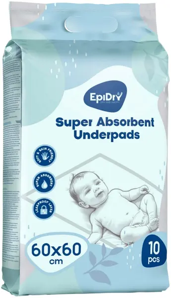 Pernuțe de unică folosință EpiDry - 60 х 60 cm, 10 buc