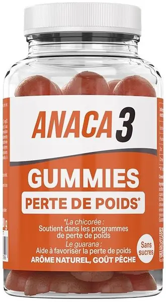 Perte de Poids Formulă pentru o greutate corporală optimă, 60 tablete de jeleu, Anaca3