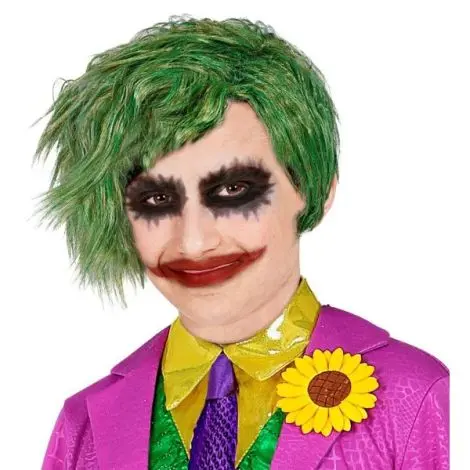 Peruca verde joker copii - marimea 158 cm