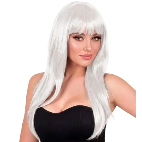 Peruca vogue alba