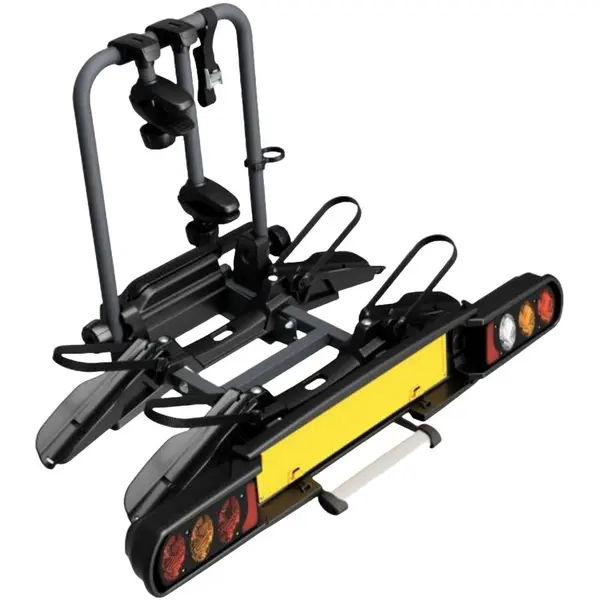 Peruzzo Suport pentru 2 biciclete, Peruzzo Pure Instinct 708W compatibil cu biciclete electrice, cu prindere pe carligul de remorcare, Anthracite Grey