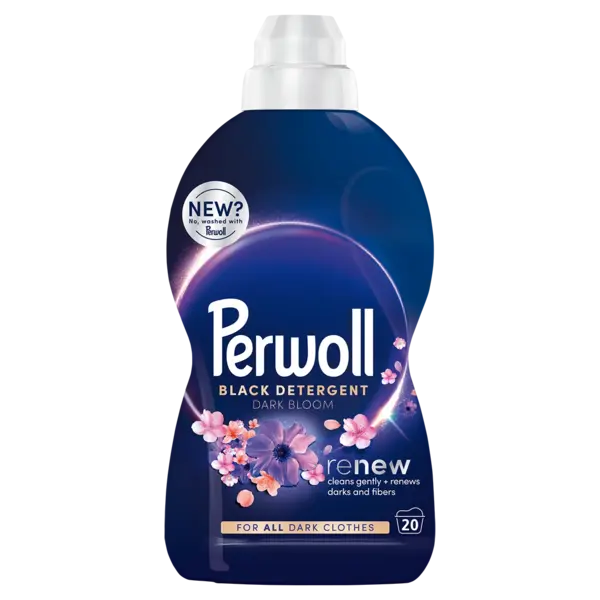 Perwoll Detergent lichid, 1L, 20 spalari, Renew Dark Bloom