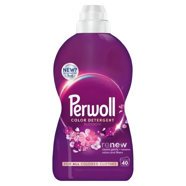 Perwoll Detergent lichid, 2L, 40 spalari, Renew Blossom